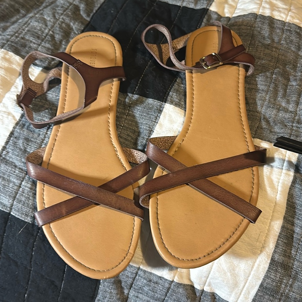 Brown sandals